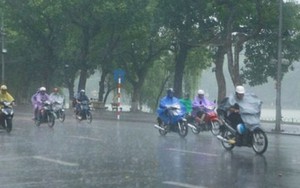 Áp thấp nhiệt đới giật cấp 9 trên vùng biển Tây Nam, Trung Bộ và Nam Bộ mưa lớn