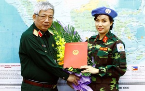 Thiếu tá Đỗ Thị Hằng Nga, nữ quân nhân Việt Nam đầu tiên tham gia lực lượng gìn giữ hòa bình Liên hợp quốc