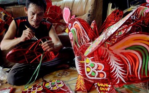 Làm đèn lồng, đèn ông sao, đèn kéo quân, mặt nạ... mùa Trung thu