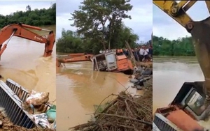 Lao máy múc xuống cứu đê: Nhớ thời nắm tay nhau làm 'cọc sống'
