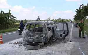 Công an thông tin chính thức vụ đốt xe giết cha, cướp tài sản ở Hậu Giang