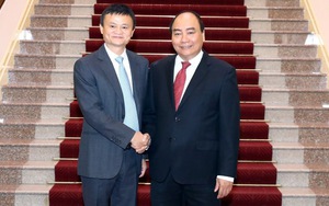 Thủ tướng Nguyễn Xuân Phúc tiếp tỷ phu Jack Ma: Đề nghị Tập đoàn Alibaba mở một gian hàng quốc gia Việt Nam