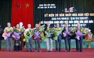 Tỉnh Bắc Giang vinh danh Nhà giáo Nhân dân, Nhà giáo ưu tú