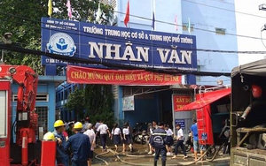 Trường trung học bất ngờ bốc cháy, hàng trăm học sinh sơ tán khẩn cấp