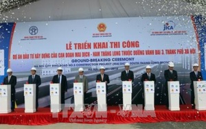 Hà Nội khởi công đường trên cao Mai Dịch - Nam Thăng Long dài 5,3 km