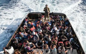 Libya giải cứu 270 người di cư gặp nạn trên biển