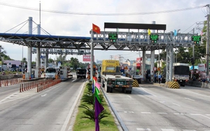 Trạm thu phí BOT Cần Thơ – Phụng Hiệp đã hết ùn tắc