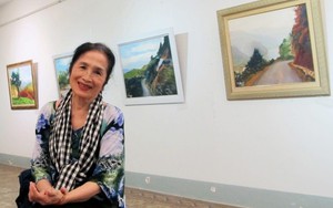 NSND Trà Giang: Bỏ nỗi buồn vào việc vẽ, chứ không vẽ nỗi buồn