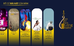 Đề cử Bài hát của năm - Giải Âm nhạc Cống hiến lần 13-2018: Nhiều sắc màu âm nhạc