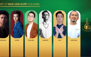 Đề cử Nhà sản xuất của năm, Giải Âm nhạc Cống hiến lần 13-2018: 1 lão làng 'đua' với 5 nhà sản xuất trẻ