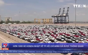 Hơn 1.000 xe ô tô của Honda nhập về TP HCM đã được thông quan
