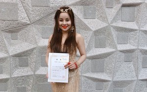 Sao mai Hương Ly đạt giải Nhì cuộc thi âm nhạc quốc tế