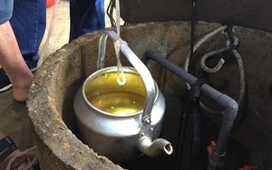 Nước giếng chứa đầy dầu Hà Tĩnh: Xử lý phòng chống cháy nổ