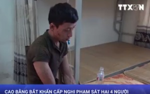 VIDEO: Cao Bằng bắt khẩn cấp nghi phạm sát hại 4 người