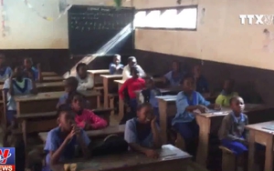 VIDEO: Lớp học của sĩ quan gìn giữ hòa bình Việt Nam ở Trung Phi