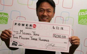 Người đàn ông Mỹ gốc Việt trúng 2 triệu USD sau 18 năm đánh một dãy số