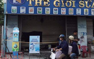 Cháy cửa hàng sữa, chồng chết, vợ nguy kịch trên gác khóa trái