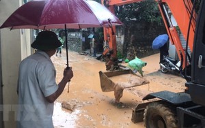 Lũ quét cuốn trôi 1 sĩ quan Công an tại Quảng Ninh