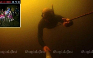 Lặn ra ngoài là đường thoát duy nhất cho các cậu bé đội bóng nhí Thái Lan