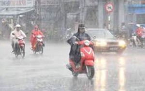 Từ chiều và đêm 24/7, Đông Bắc Bắc Bộ có mưa to kèm gió giật mạnh