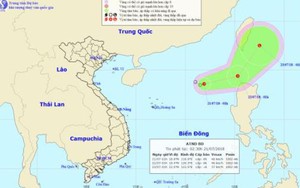 CẬP NHẬT: Áp thấp nhiệt đới giật cấp 9, miền Bắc mưa dông, thủy điện Hòa Bình đóng cửa xả đáy