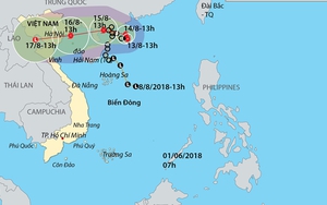 ĐỒ HỌA: Cơn bão số 4 trên Biển Đông