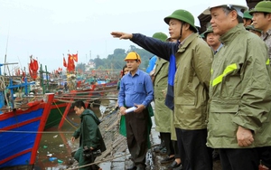 Bộ trưởng Nguyễn Xuân Cường kiểm tra công tác chống bão số 4 tại Đồ Sơn