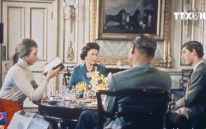 Thước phim hiếm về cuộc sống gia đình Hoàng gia Anh