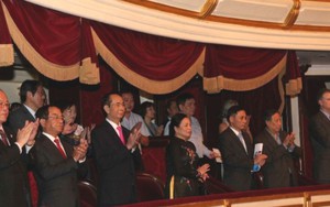 Chủ tịch nước Trần Đại Quang và Phu nhân dự hòa nhạc kỷ niệm 45 năm quan hệ ngoại giao Việt - Nhật