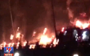 Cập nhật thông tin về vụ cháy xe bồn chở xăng tại Bình Phước