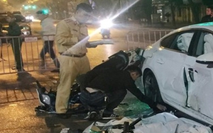 Hà Nội: Xác định tài xế lái Audi A5 đâm 2 xe máy khiến 1 người chết