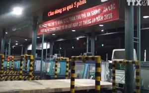 Hỗn loạn tại trạm thu phí An Lạc - An sương, TP. HCM