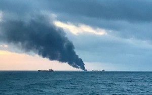 Nga: 11 người thiệt mạng trong vụ cháy tàu ở eo biển Kerch
