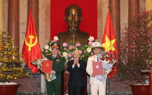 Hai đồng chí Tô Lâm và Lương Cường được phong hàm Đại tướng