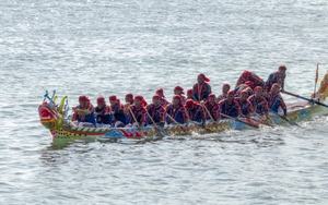 Đua thuyền tứ linh - Văn hóa biển đặc sắc của Lý Sơn