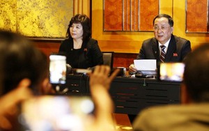 Triều Tiên tổ chức họp báo tại khách sạn Melia Hà Nội 12 giờ đêm ngày 28/2