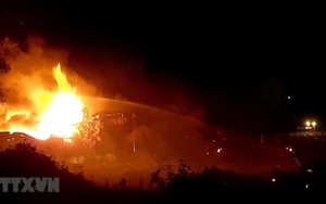 Cháy lớn gây thiệt hại nghiêm trọng tại quận 12 Thành phố Hồ Chí Minh