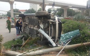 Xác định danh tính lái xe gây tai nạn liên hoàn tại gầm cầu vượt Mai Dịch