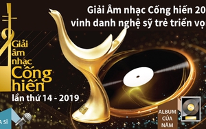 Giải Âm nhạc Cống hiến 2019 vinh danh nghệ sỹ trẻ triển vọng