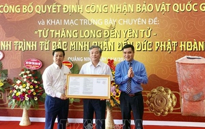 Công bố quyết định công nhận hai bảo vật quốc gia tại Quảng Ninh