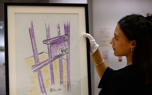 Bức tranh của cố Tổng thống Nelson Mandela được bán đấu giá tại New York