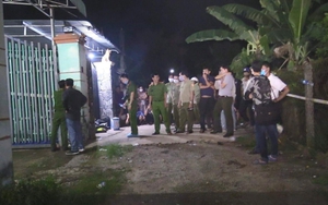 Cán bộ Cục Kỹ thuật hình sự Bộ Công an điều tra vụ hai thi thể bị đổ bê tông tại Bình Dương