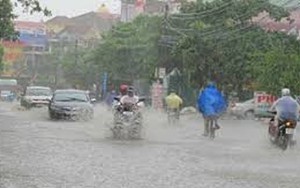 Bắc Bộ và Bắc Trung Bộ đề phòng lốc, sét, mưa đá và gió giật mạnh