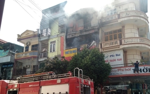 Cháy lớn tại cửa hàng kinh doanh bếp ga, đồ gia dụng tại Thanh Hóa