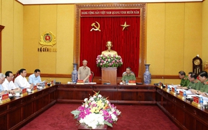 Đoàn Tiểu ban Văn kiện Đại hội XIII làm việc với Đảng ủy Công an Trung ương