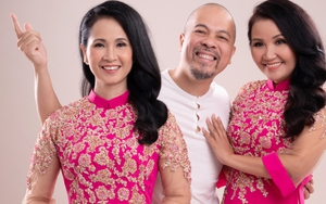 Cặp 'mẹ chồng quốc dân' Lan Hương - Ngân Quỳnh diện áo dài đôi của NTK Đức Hùng