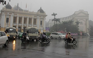 Dự báo thời tiết: Bắc Bộ mưa nhỏ, trời rét, chất lượng không khí xấu