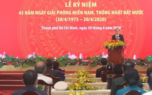 Lễ kỷ niệm 45 năm Ngày Giải phóng miền Nam, thống nhất đất nước tại Thành phố Hồ Chí Minh