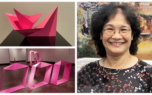 Nữ điêu khắc Lê Thị Hiền: 'Gấp thép' nhẹ như trò chơi gấp giấy…