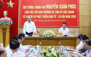 Thủ tướng Nguyễn Xuân Phúc: Bắc Giang cần chuyển mô hình tăng trưởng từ chiều rộng sang chiều sâu